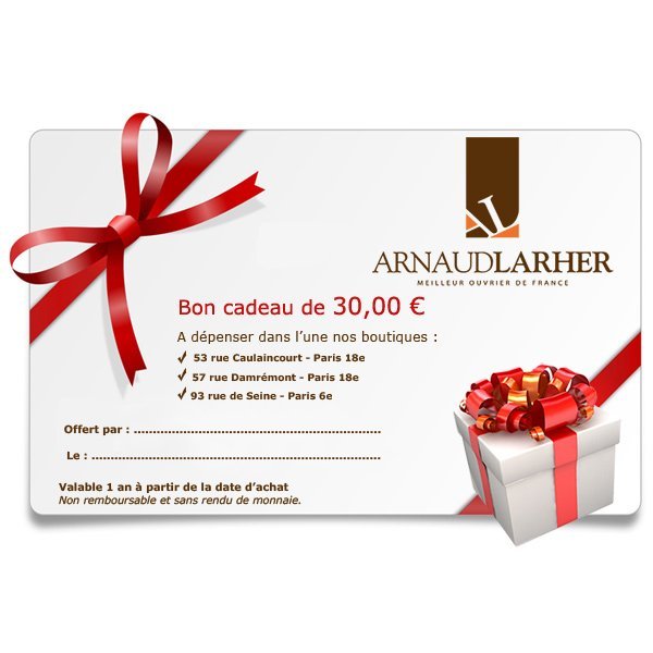 Cartes cadeau Maison Arnaud Larher