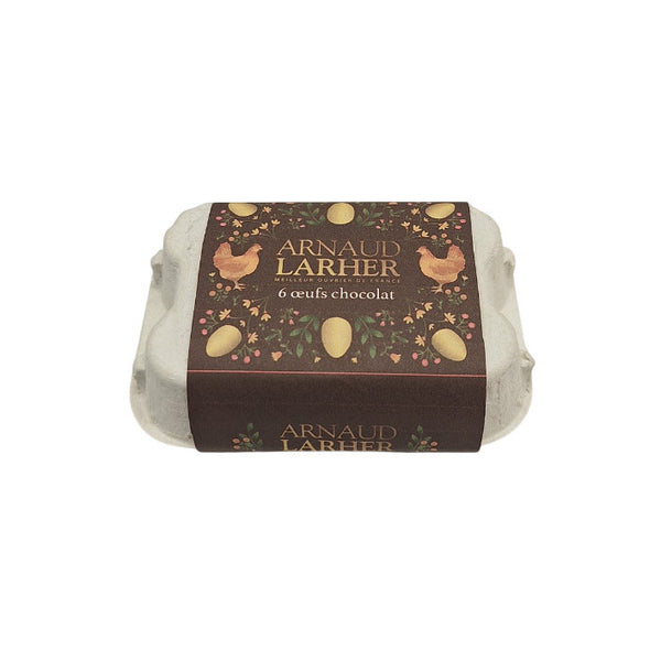 Boite 6 oeufs chocolat