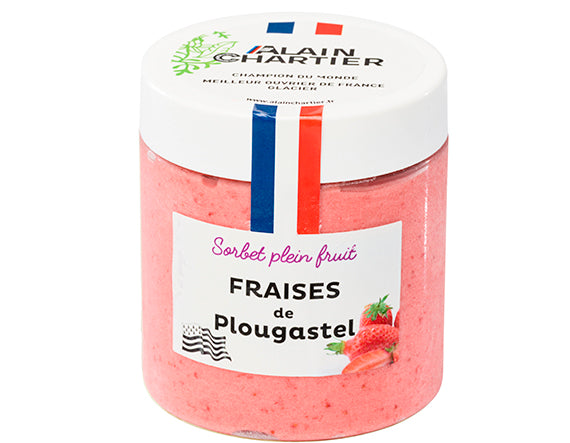 Sorbet fraises de Plougastel - Alain Chartier